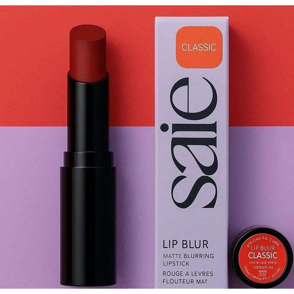 Saie - Lip Blur - Matte Blurring Lipstick - Shade: Classic - 2.5 g / 0.09 oz